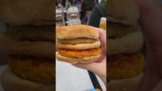 Reviewing my High School Lunch 🐔 Chicken Big Mac Thing 🍔 food school lunch fyp [upl. by Nigel]