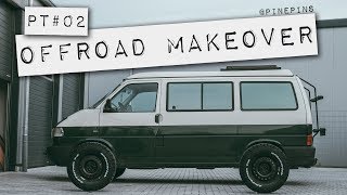 Offroad Makeover Pt02  Unser VW T4 bekommt All Terrain Reifen [upl. by Astra]