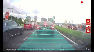 ADAS System on HD Car Dash Cam DVR  28 Nov 2023 [upl. by Karry94]