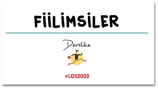 Fiilimsiler  8 Sınıf [upl. by Branscum532]