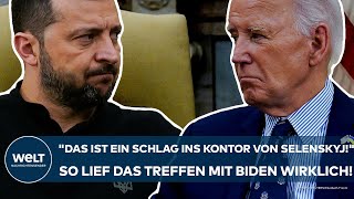 PUTINS KRIEG quotDas ist ein Schlag ins Kontor von Selenskyjquot So lief das Treffen mit Biden wirklich [upl. by Aila201]