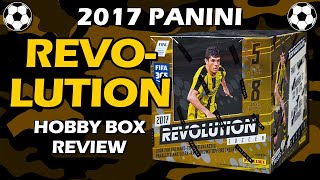 2017 Panini Revolution FIFA Hobby Box Soccer Review [upl. by Chancey]