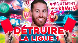 LE DÉFI DE SERGIO RAMOS  TACLER TOUTE LA LIGUE 1 SUR FIFA [upl. by Imerej]