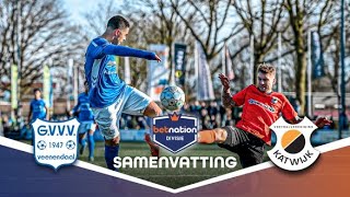 ZES GOALS in SPANNEND DUEL 🥵  GVVV vs VV Katwijk  Betnation Divisie 2324 [upl. by Ileana]