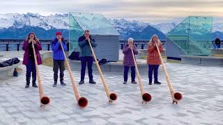 Schweizer 🇨🇭Alphorn Musik 🥰 Swiss Alphorn music [upl. by Silecara]