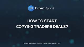 ExpertOption Tutorials how to start copying traders deals [upl. by Meras745]