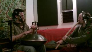 Julien Aho amp Max Brumberg  Handpan amp Kaval improvisations  part 1 [upl. by Kipp]