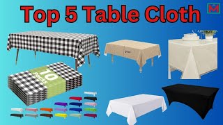 Top 5 Table Cloth  Best Dining Table Cover  Best Table Protector 2024 [upl. by Rosdniw]