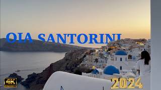 Oia Santorini 2024 amp Imerovigli in 4K santorinisunset [upl. by Enilrad904]