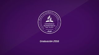 2 II Graduación 2016  Discurso Académico [upl. by Aikimat]