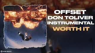 Offset amp Don Toliver  Worth It Instrumental [upl. by Pernell]