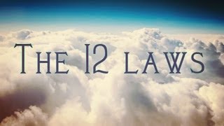 The 12 Universal Laws That Governs Our Lives Create Your Life [upl. by Sirrad]