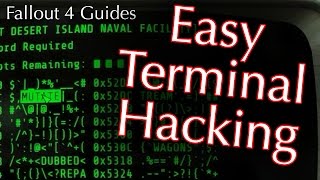 Fallout 4 How to Hack Terminals  This Trick Makes It Easier [upl. by Maurer]