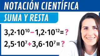 NOTACIÓN CIENTÍFICA 🟦 Suma y Resta [upl. by Holmann]