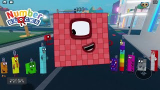 Lets Find Numberblocks 1 to 100 in Roblox Numberblocks Town [upl. by Ydualc]