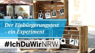 Der Einbürgerungstest  ein Experiment  Einbürgerung [upl. by Naziaf]