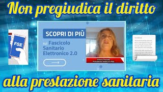 Fascicolo sanitario elettronico  La revoca del consenso allaccesso ai dati personali [upl. by Yticilef415]