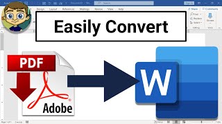 HOW TO Convert and Edit PDF to Word FREE SUPER EASY Filipino with English Subtitle [upl. by Leuas759]