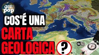 ▶️ LE CARTE GEOLOGICHE COSA SONO COME VENGONO FATTE E A CHE DIAVOLO SERVONO GeologiaPOP [upl. by Bolt]