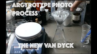 Argyrotype an improved Van Dyke photo process How to prepare the solution [upl. by Kurtis]