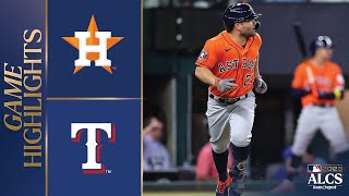 Astros vs Rangers ALCS Game 5 Highlights 102023  MLB Highlights [upl. by Faubion550]