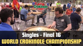 2024 World Crokinole Championship  Round of 16  Reinman V Tracey [upl. by Rratsal]