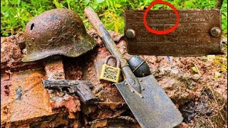 I FOUND A GERMAN WWII PLANE AND THE PILOTS PISTOL  WWII METAL DETECTING [upl. by Busby]