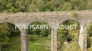 Pontsarn Railway Viaduct c1866  South Wales [upl. by Etnovaj]