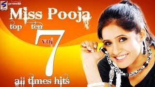 Miss Pooja Top 10 All Times Hits Vol 7  NonStop HD Video  Punjabi New hit Song 2016 [upl. by Arej403]