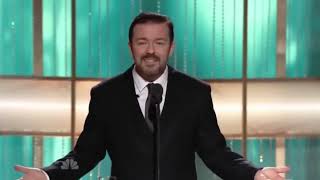 Ricky ROASTING Hollywood at the Globes ALL TIME COLLECION [upl. by Kunkle555]