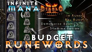 Best BUDGET D2R RUNEWORDS Easily Play HELL difficult with this INSANE Gear Diablo 2 Resurrected [upl. by Eseret]