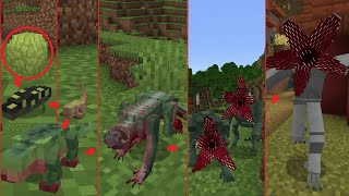 NEW Demogorgon Life Cycle in Minecraft  Addon Mod Showcase  SlothBuddys Terrors Addon [upl. by Nylasej]