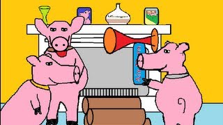 Funny Cartoons The Three Little Pigs [upl. by Keli]