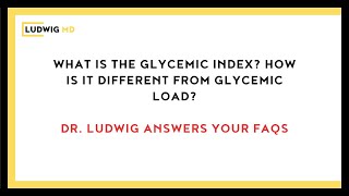 Glycemic Index amp Glycemic Load [upl. by Kolodgie]