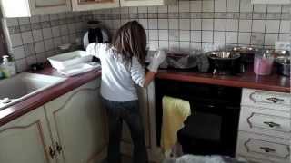 Enfant nourrissant un chienloup tchecoslovaquewmv [upl. by Alrahc428]