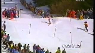 Alberto Tomba wins slalom Wengen 1992 [upl. by Meek]