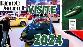 je te fais la visite du salon RETROMOBILE 2024 Paris porte de Versailles en live 😉 [upl. by Stoneham905]