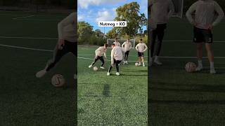 1v1 Challenge vs Fulham Academy ⚽️ Crazy Nutmegs 😅 Streetpanna Fulham premierleague [upl. by Ardnuahc]