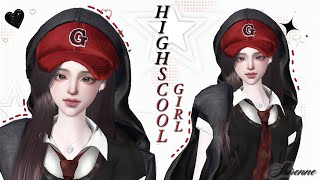 ✩₊ Zepeto Face Tutorial Pretty Cool High School Girl  Oplas Zepeto Girl  Zepeto Girl Face Tutorial [upl. by Naira]