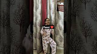 Paani song ❤️ bance videos shorts paani vickytariri [upl. by Eirruc]