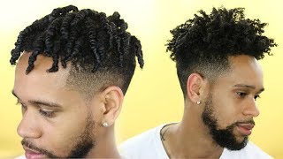 Mens Natural Hair Tutorial  Twist Out [upl. by Ayek]