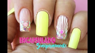 Clase 27 Encapsulado en Semipermanente ♥ Deko Uñas  Nail art [upl. by Savill]