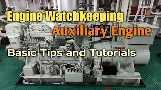 Auxiliary Engine Familiarisation  Remote and Manual Control  Parts  Function How it works [upl. by Caprice]