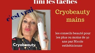 Mes résultats sur mes tâches de vieillesse avec le Cryobeautymains [upl. by Nidorf]