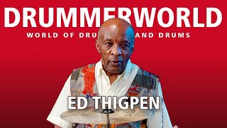 Ed Thigpen Musical DRUM SOLO edthigpen drummerworld [upl. by Arleen]