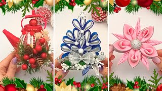 Christmas Craft Ideas 🎅 3 Ideas Christmas Tree Decorations 🎁 DIY Christmas Craft 2023 [upl. by Ecidnak]