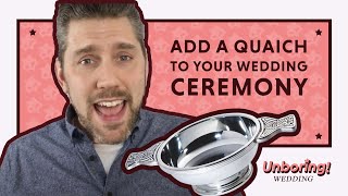 How To Add a Quaich to Your Wedding Ceremony  Script QuaighQuoich [upl. by Orlosky]