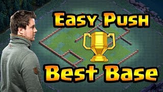 CoC Builder Base 7 Layout  Best Push Base BH 7  iTzu Base [upl. by Dorehs]