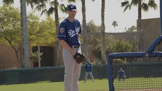 Dodgers Spring Training Alex Wood Adam Liberatore throw live BP at Camelback Ranch [upl. by Yerga543]