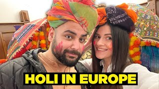 Celebrating Holi in Europe [upl. by Aleicarg755]